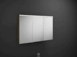 Burgbad Eqio Armoire Miroir SPGS120RF2012 120 X 80 X 17 Cm, Droite, Décor Marron Truffe