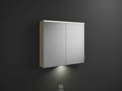 Burgbad Eqio Armoire Miroir SPGT090F3180 90 X 80 X 17 Cm, Décor Chêne Cachemire -Fournitures De Salle De Bain Soldes Burgbad Eqio armoire miroir SPGT090F3180 90 x 80 x 17 cm decor chene cachemire 2