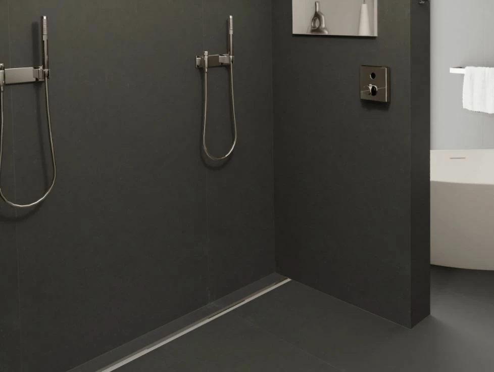 Caniveau De Douche ESS Easy Drain R-line R-LINE-800 800 Mm, Hauteur D'étanchéité 28/50 Mm, Hauteur D'installation 69/85 Mm, Acier Inoxydable Brossé 4 Caniveau De Douche ESS Easy Drain R-line R-LINE-800 800 Mm, Hauteur D'étanchéité 28/50 Mm, Hauteur D'installation 69/85 Mm, Acier Inoxydable Brossé – Image 2