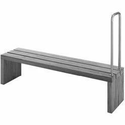 Duravit Banque Blue Aide D'entrée Lune 790857000000000 Avec Poignée, Bois Véritable