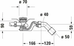 Duravit Garniture De Vidage Et Trop-plein 792203000001000 Câble Bowden Longueur 65 Cm, D= 5,2 Cm, Avec Bec Verseur, Chromé 9 Duravit Garniture De Vidage Et Trop-plein 792203000001000 Câble Bowden Longueur 65 Cm, D= 5,2 Cm, Avec Bec Verseur, Chromé -Fournitures De Salle De Bain Soldes Duravit Garniture de vidage et trop plein 792203000001000 Cable Bowden longueur 65 cm d 52 cm avec bec verseur chrome 2