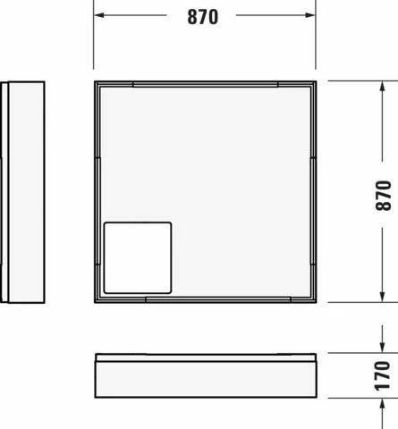 Duravit Douche Carré 720102000000000 D-Code 720102000000000 D-Code , 900 X 900 Mm, Blanc 11 Duravit Douche Carré 720102000000000 D-Code 720102000000000 D-Code , 900 X 900 Mm, Blanc – Image 9