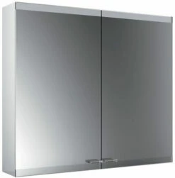 Emco Asis Evo Armoire De Toilette éclairée En Saillie 939708104 800x700mm, 2 Portes, Sans Système D'éclairage, Sans Chauffage De Miroir