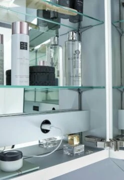 Emco Asis Evo Armoire De Toilette éclairée En Saillie 939713306 1200 X 700 Mm, 2 Portes, Noir, Avec Système D'éclairage, Sans Chauffage Des Rétroviseurs -Fournitures De Salle De Bain Soldes Emco Asis Evo Armoire de toilette eclairee en saillie 939713306 1200 x 700 mm 2 portes noir avec systeme dand 39eclairage sans chauffage des retroviseurs 7