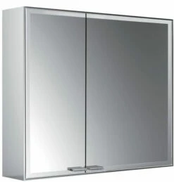 Emco Asis Prestige 2 Armoire De Toilette éclairée En Saillie 989707002 788x639mm, Porte Large à Droite, Sans Système D'éclairage