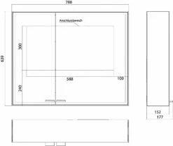 Emco Asis Prestige 2 Armoire De Toilette éclairée En Saillie 989707002 788x639mm, Porte Large à Droite, Sans Système D'éclairage -Fournitures De Salle De Bain Soldes Emco Asis Prestige 2 armoire de toilette eclairee en saillie 989707002 788x639mm porte large a droite sans systeme dand 39eclairage 7