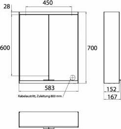 Emco Asis Prime 2 Armoire Miroir éclairé 949 705 023 600mm, Surface, Miroir Paroi Arrière 17 Emco Asis Prime 2 Armoire Miroir éclairé 949 705 023 600mm, Surface, Miroir Paroi Arrière -Fournitures De Salle De Bain Soldes Emco Asis Prime 2 Armoire miroir eclaire 949 705 023 600mm surface miroir paroi arriere 7