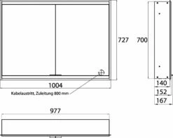 Emco Asis Prime 2 Armoire à Miroir éclairée Encastrée 949705055 1000x730mm, 2 Portes, Paroi Arrière Spiegel -Fournitures De Salle De Bain Soldes Emco Asis Prime 2 armoire a miroir eclairee encastree 949705055 1000x730mm 2 portes paroi arriere Spiegel 7
