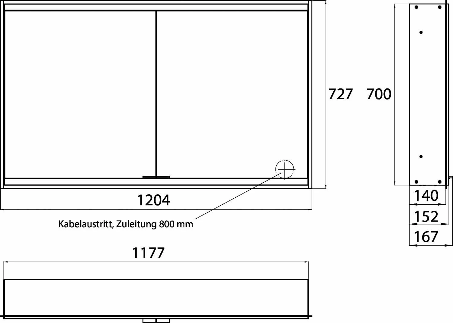 Emco Asis Prime 2 Armoire à Miroir éclairée Encastrée 949705056 1200x730 Mm, 2 Portes, Paroi Arrière Spiegel 10 Emco Asis Prime 2 Armoire à Miroir éclairée Encastrée 949705056 1200x730 Mm, 2 Portes, Paroi Arrière Spiegel – Image 8
