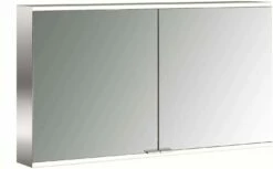 Emco Asis Prime 2 Armoire De Toilette éclairée En Saillie 949706146 1200x700mm, Avec Kit D'éclairage, 2 Portes, Paroi Arrière Blanc