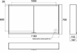 Emco Asis Prime 2 Armoire De Toilette éclairée En Saillie 949706146 1200x700mm, Avec Kit D'éclairage, 2 Portes, Paroi Arrière Blanc -Fournitures De Salle De Bain Soldes Emco Asis Prime 2 armoire de toilette eclairee en saillie 949706146 1200x700mm avec kit dand 39eclairage 2 portes paroi arriere blanc 7