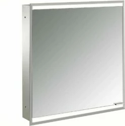 Emco Asis Prime 2 Armoire Miroir éclairé 949 706 031 600 Mm, UP, Miroir Panneau Arrière En Verre, Kit éclairage