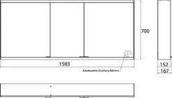 Emco Asis Prime 2 Monté En Surface Illuminée Armoire De Toilette 949706148 1600x700mm, Avec Le Paquet De Lumière, 3 Portes, Blanc Arrière Blanc 17 Emco Asis Prime 2 Monté En Surface Illuminée Armoire De Toilette 949706148 1600x700mm, Avec Le Paquet De Lumière, 3 Portes, Blanc Arrière Blanc -Fournitures De Salle De Bain Soldes Emco Asis Prime 2 monte en surface illuminee armoire de toilette 949706148 1600x700mm avec le paquet de lumiere 3 portes blanc arriere blanc 7