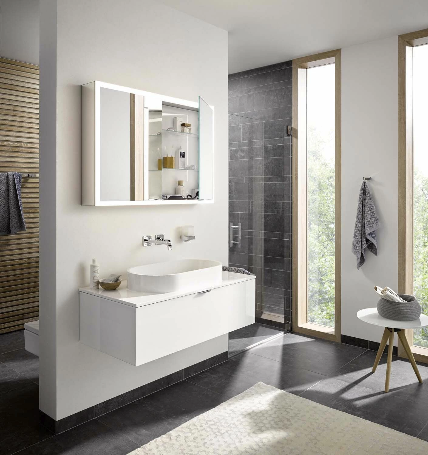 Emco Asis Prime Armoire à Miroir éclairée Encastrée 949705193 1000x730mm, 2 Portes, Paroi Arrière Blanc 6 Emco Asis Prime Armoire à Miroir éclairée Encastrée 949705193 1000x730mm, 2 Portes, Paroi Arrière Blanc – Image 4