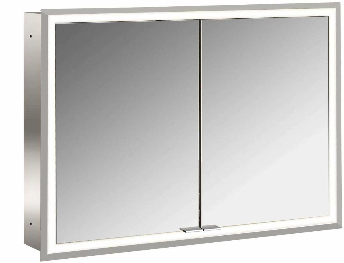 Emco Asis Prime Armoire à Miroir éclairée Encastrée 949705193 1000x730mm, 2 Portes, Paroi Arrière Blanc 3 Emco Asis Prime Armoire à Miroir éclairée Encastrée 949705193 1000x730mm, 2 Portes, Paroi Arrière Blanc