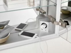 Emco Asis Prime Armoire De Toilette éclairée En Saillie 949706083 1000x700mm, Avec Kit D'éclairage, 2 Portes, Paroi Arrière Spiegel -Fournitures De Salle De Bain Soldes Emco Asis Prime armoire de toilette eclairee en saillie 949706083 1000x700mm avec kit dand 39eclairage 2 portes paroi arriere Spiegel 5