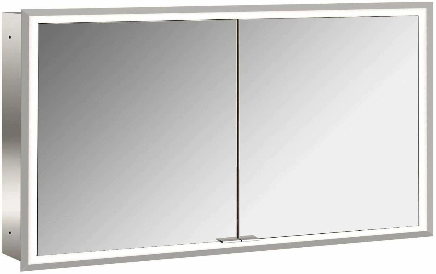 Emco Asis Prime Armoire De Toilette éclairée Encastrée 949705195 1300x730mm, 2 Portes, Paroi Arrière Blanc 3 Emco Asis Prime Armoire De Toilette éclairée Encastrée 949705195 1300x730mm, 2 Portes, Paroi Arrière Blanc
