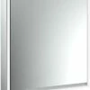 Emco Loft Armoire à Miroir éclairée En Saillie 979805102 600x733mm, LED Tout Autour, Porte 2000 , Charnières à Droite, Aluminium/ Spiegel