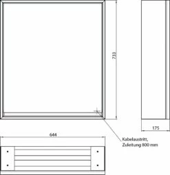Emco Loft Armoire à Miroir éclairée En Saillie 979805102 600x733mm, LED Tout Autour, Porte 2000 , Charnières à Droite, Aluminium/ Spiegel -Fournitures De Salle De Bain Soldes Emco Loft armoire a miroir eclairee en saillie 979805102 600x733mm LED tout autour porte 2000 charnieres a droite aluminium Spiegel 7