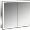 Emco Prime Armoire à Miroir éclairée à Encastrer 949706272 800x730mm, 2 Portes, Aluminium/miroir -Fournitures De Salle De Bain Soldes Emco prime armoire a miroir eclairee a encastrer 949706272 800x730mm 2 portes aluminium miroir
