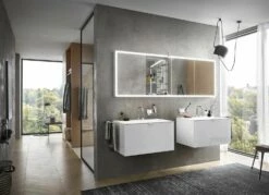 Emco Prime Armoire à Miroir éclairée En Saillie 949713561 600x700mm, 2 Portes, Noir/miroir -Fournitures De Salle De Bain Soldes Emco prime armoire a miroir eclairee en saillie 949713561 600x700mm 2 portes noir miroir 2