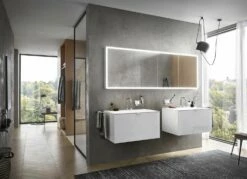 Emco Prime Armoire à Miroir éclairée En Saillie 949713561 600x700mm, 2 Portes, Noir/miroir -Fournitures De Salle De Bain Soldes Emco prime armoire a miroir eclairee en saillie 949713561 600x700mm 2 portes noir miroir 4