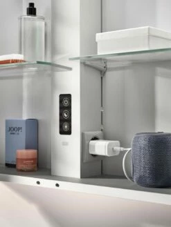 Emco Pure 2 Armoire à Miroir éclairée En Saillie Design 979705405 1200x711mm, LED, Avec Voile De Lumière, 2 Portes, Aluminium -Fournitures De Salle De Bain Soldes Emco pure 2 armoire a miroir eclairee en saillie design 979705405 1200x711mm LED avec voile de lumiere 2 portes aluminium 2