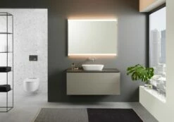 Geberit One Armoire à Glace 505804002 105 X 90 X 15 Cm, Blanc / Aluminium Thermolaqué, Avec ComfortLight, 2 Portes -Fournitures De Salle De Bain Soldes Geberit One armoire a glace 505804002 105 x 90 x 15 cm blanc aluminium thermolaque avec ComfortLight 2 portes 2