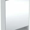 Geberit One Armoire à Miroir 505831002 60x90x15cm, Avec Niche, Porte 2000 , Arrêt à Droite, Blanc / Aluminium Thermolaqué -Fournitures De Salle De Bain Soldes Geberit One armoire a miroir 505831002 60x90x15cm avec niche porte 2000 arret a droite blanc aluminium thermolaque