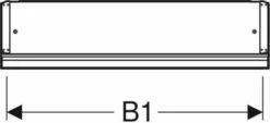 Geberit One Armoire à Miroir 505831002 60x90x15cm, Avec Niche, Porte 2000 , Arrêt à Droite, Blanc / Aluminium Thermolaqué -Fournitures De Salle De Bain Soldes Geberit One armoire a miroir 505831002 60x90x15cm avec niche porte 2000 arret a droite blanc aluminium thermolaque 3
