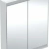 Geberit One Armoire De Toilette 505812002 75 X 90 X 15 Cm, Blanc/aluminium Revêtu Par Poudre, Avec ComfortLight, 2 Portes -Fournitures De Salle De Bain Soldes Geberit One armoire de toilette 505812002 75 x 90 x 15 cm blanc aluminium revetu par poudre avec ComfortLight 2 portes
