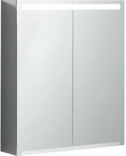 Geberit Option Armoire De Toilette 500582001 600x700x150mm, Avec éclairage, Deux Portes -Fournitures De Salle De Bain Soldes Geberit Option armoire de toilette 500582001 600x700x150mm avec eclairage deux portes 4