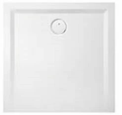 Hoesch Muna S Hoesch Douche En Fonte Minérale 4222xA.010 75 X 75 X 3 Cm, Blanc , En Solique