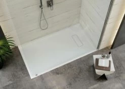Hoesch De Douche En Fonte Minérale 4372xA.010 Blanc , 160 X 80 X 3 Cm