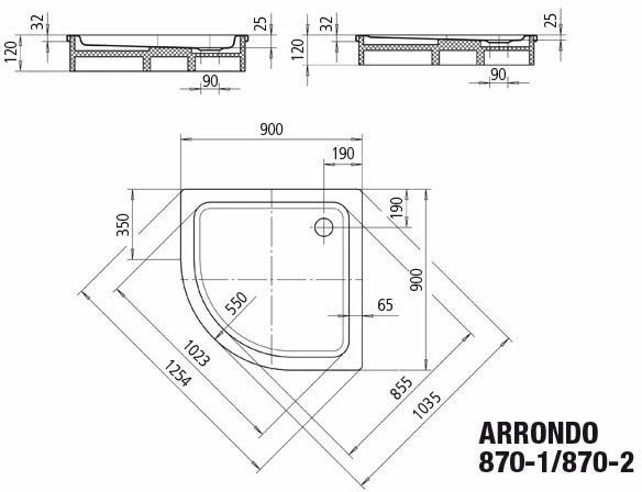 Kaldewei Arrondo Kaldewei Douche 460030003199 90x90x2,5cm, Effet Perle Antidérapant, Manhattan 6 Kaldewei Arrondo Kaldewei Douche 460030003199 90x90x2,5cm, Effet Perle Antidérapant, Manhattan – Image 4
