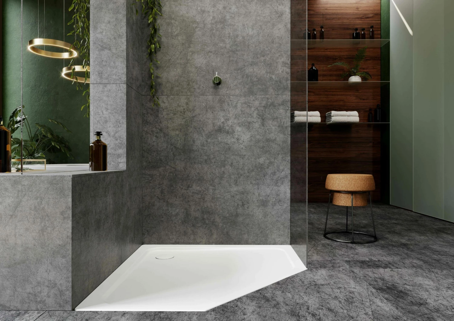 Kaldewei Cornezza Douche Match0 459235000001 100x100x2,5cm, Avec Support, Antidérapant, Blanc 4 Kaldewei Cornezza Douche Match0 459235000001 100x100x2,5cm, Avec Support, Antidérapant, Blanc – Image 2