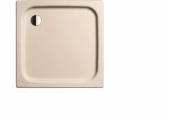 Kaldewei Duschplan Douche 440500013030 80x80x6,5cm, Effet Perlant, Beige Bahama