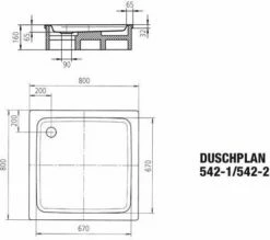Kaldewei Duschplan Douche 440500013030 80x80x6,5cm, Effet Perlant, Beige Bahama -Fournitures De Salle De Bain Soldes Kaldewei Duschplan douche 440500013030 80x80x65cm effet perlant beige bahama 4
