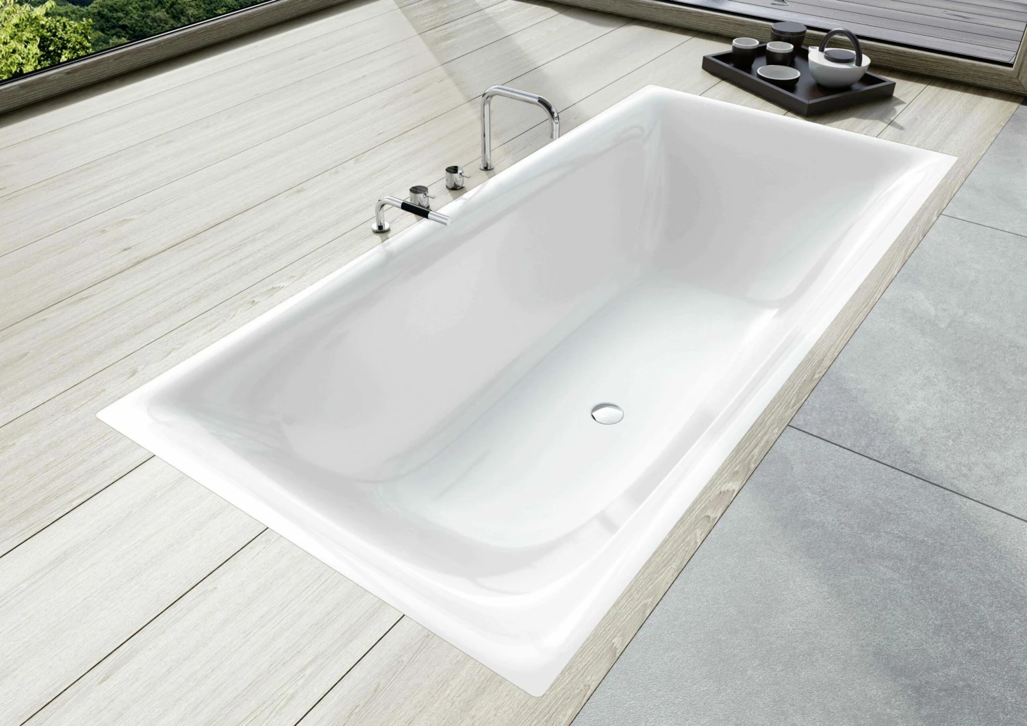 Kaldewei Silenio 676 Bath 267600010001 180 X 80 X 43 Cm, Blanc 4 Kaldewei Silenio 676 Bath 267600010001 180 X 80 X 43 Cm, Blanc – Image 2