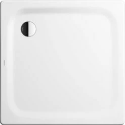 Kaldewei Superplan Douche Match0 447547940001 80x80x2,5cm, Avec Support Plat, Antidérapant Complet, Blanc