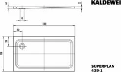 Kaldewei Superplan Xxl Superplan Douche 433930003199 90x150x4,3cm, Effet Perlé Antidérapant, Manhattan -Fournitures De Salle De Bain Soldes Kaldewei Superplan xxl Superplan douche 433930003199 90x150x43cm effet perle antiderapant manhattan 6