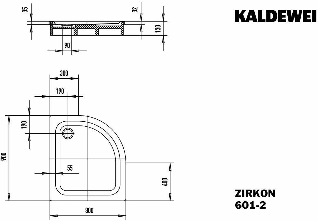 Kaldewei Receveur De Douche Zircon 601-2 456648043001 80x90x3, 5cm, Effet Perlant Blanc, Avec Sangles 5 Kaldewei Receveur De Douche Zircon 601-2 456648043001 80x90x3, 5cm, Effet Perlant Blanc, Avec Sangles – Image 3