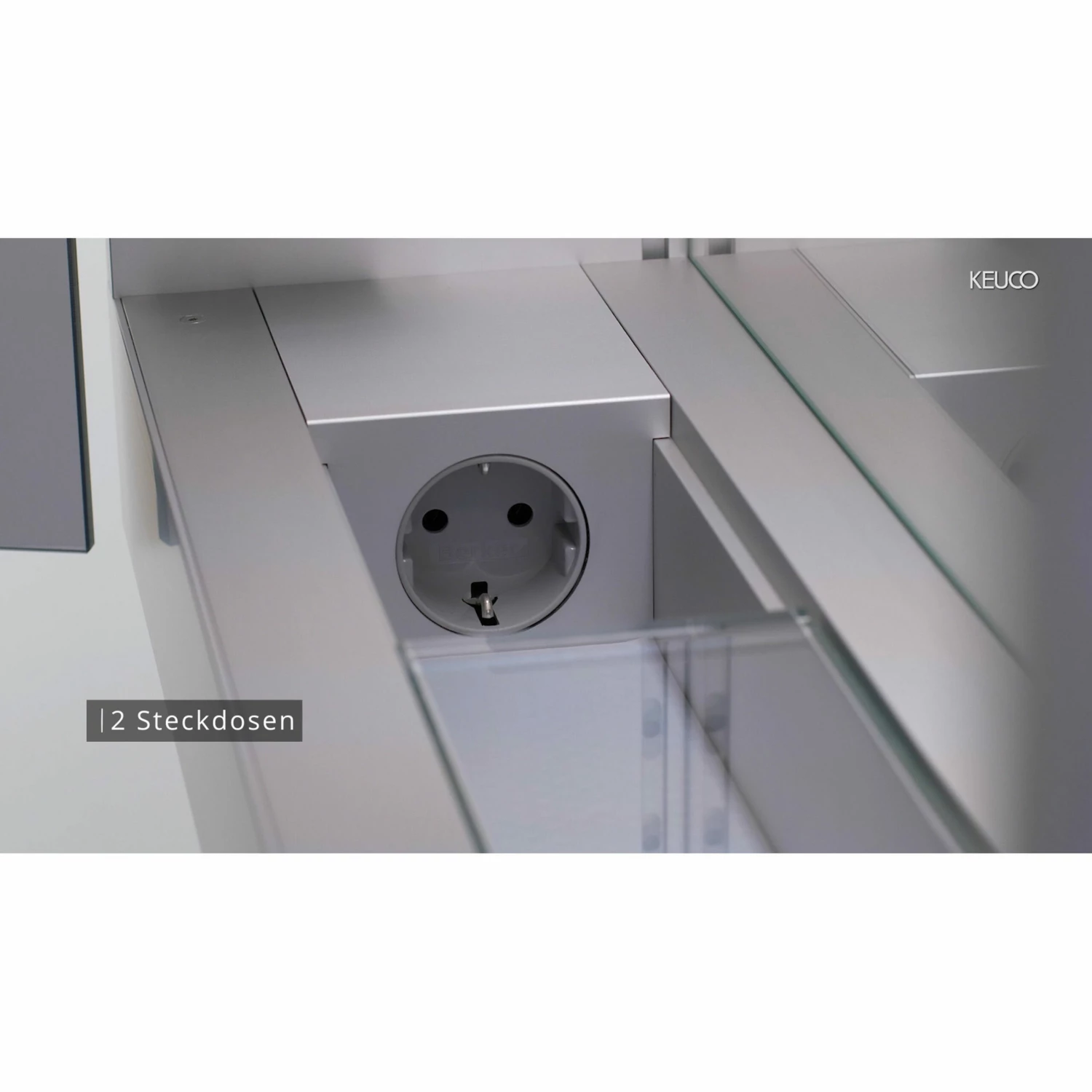 Keuco Edition 400 Armoire-miroir 21513171301 1410x650x154mm, Encastré, Avec éclairage LED 7 Keuco Edition 400 Armoire-miroir 21513171301 1410x650x154mm, Encastré, Avec éclairage LED – Image 5