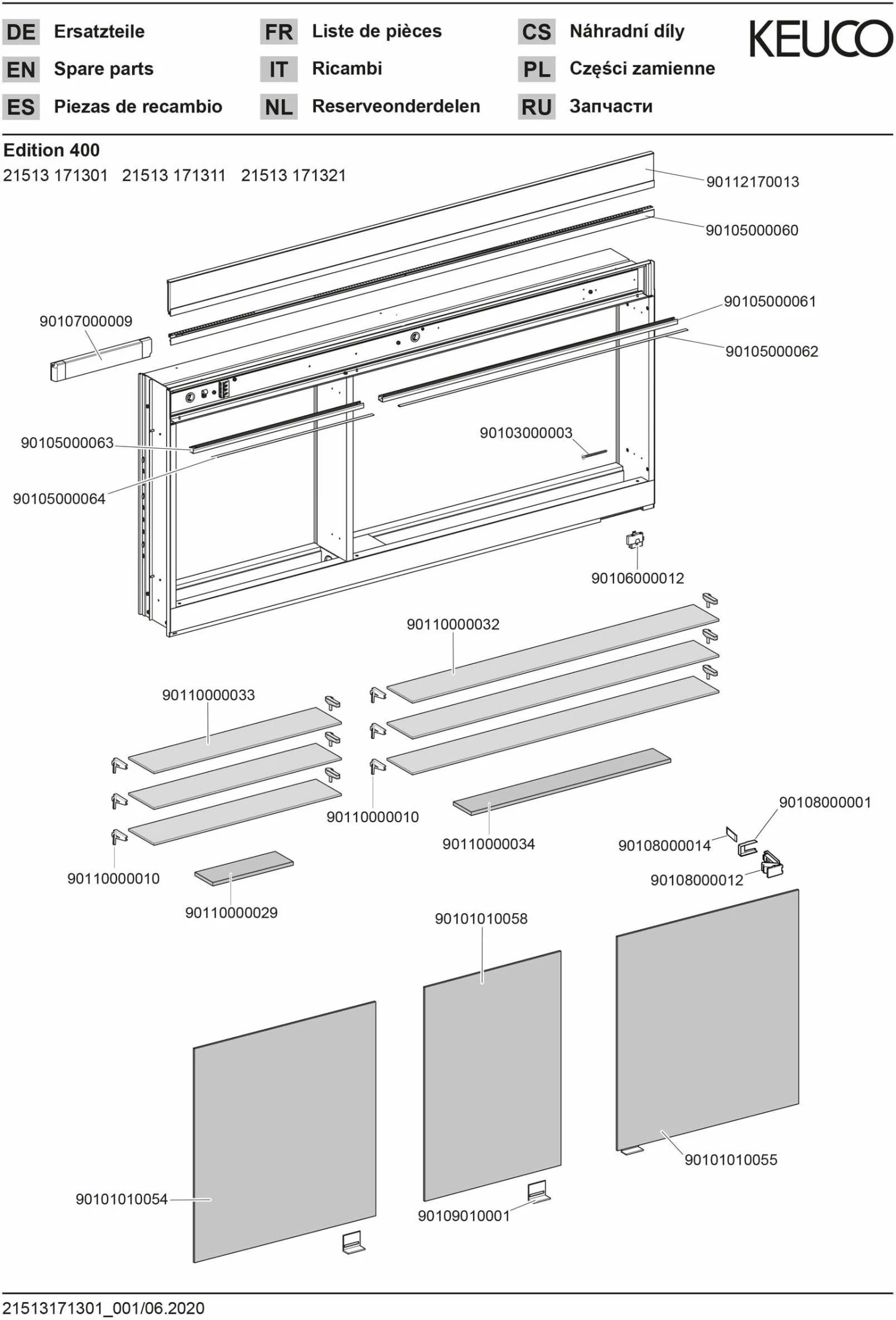 Keuco Edition 400 Armoire-miroir 21513171301 1410x650x154mm, Encastré, Avec éclairage LED 10 Keuco Edition 400 Armoire-miroir 21513171301 1410x650x154mm, Encastré, Avec éclairage LED – Image 8