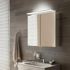 Keuco Royal L1 Armoire De Toilette 13603171301 Argent Anodisé, 800x742x150 Mm