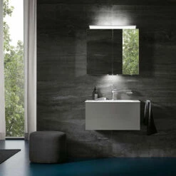 Keuco Royal L1 Armoire De Toilette 13603171302 Teinté Argent-anodisé, 800x742x150mm -Fournitures De Salle De Bain Soldes Keuco Royal L1 armoire de toilette 13603171302 teinte argent anodise 800x742x150mm 2