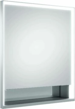 Keuco Royal Lumos Armoire De Toilette 14311171101, Encastrable, 650x735x165mm, à Charnière Droite
