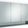 Keuco Royal Lumos Armoire à Miroir 14315171303 1200x735x165mm, 65 Watts, 3 Portes, Installation Murale