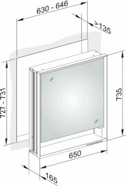 Keuco Royal Lumos Armoire De Toilette 14311171201 Installation Murale, Anodisé Argent, Compartiment De Rangement Ouvert, 650 X 735 X 165 Mm, Butée à Gauche -Fournitures De Salle De Bain Soldes Keuco Royal Lumos armoire de toilette 14311171201 installation murale anodise argent compartiment de rangement ouvert 650 x 735 x 165 mm butee a gauche 1