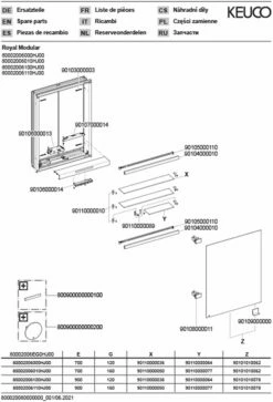 Keuco Royal Modular 2. 1930 800020060100100 600 X 700 X 160 Mm, Prise 2000 2000 , Porte Match3, Gauche, DALI -Fournitures De Salle De Bain Soldes Keuco Royal Modular 2. 1930 800020060100100 600 x 700 x 160 mm prise 2000 2000 porte match3 gauche DALI 2